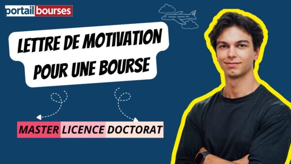 Lettre de motivation pour une bourse