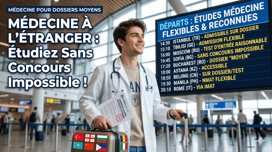 Comment étudier la médecine sans parcours parfait