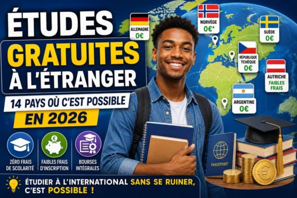 Étudier gratuitement à l'étranger