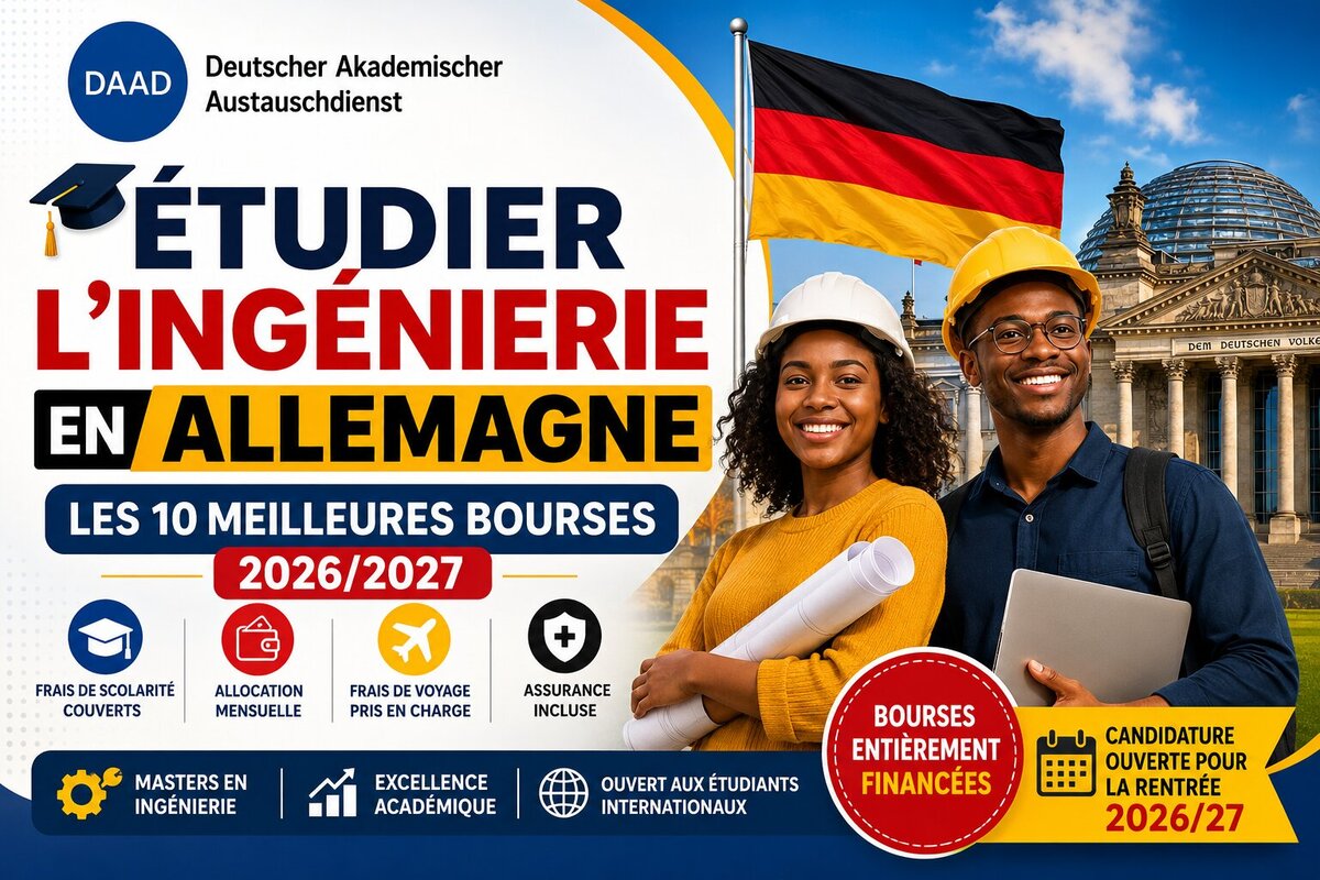 Étudier l'Ingénierie en Allemagne Les 10 Meilleures Bourses 20262027