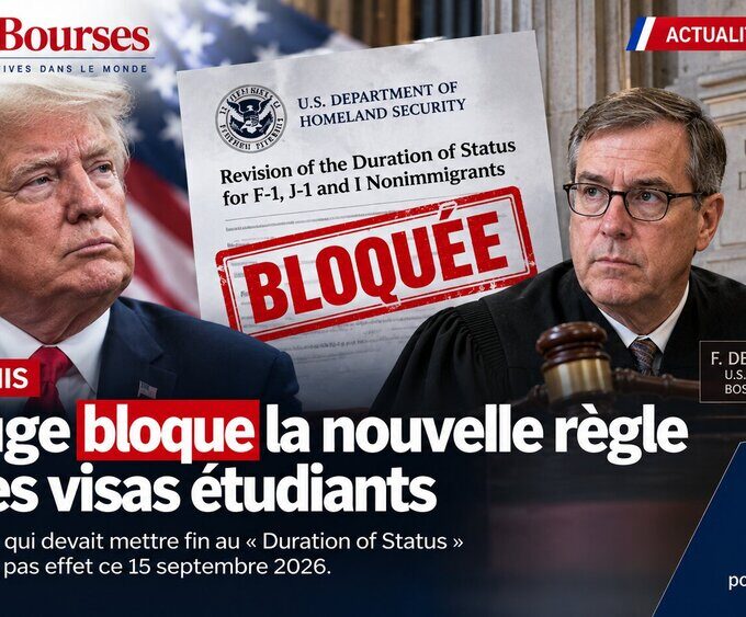 États-Unis un juge bloque à la dernière minute la nouvelle règle sur les visas F-1 et J-1