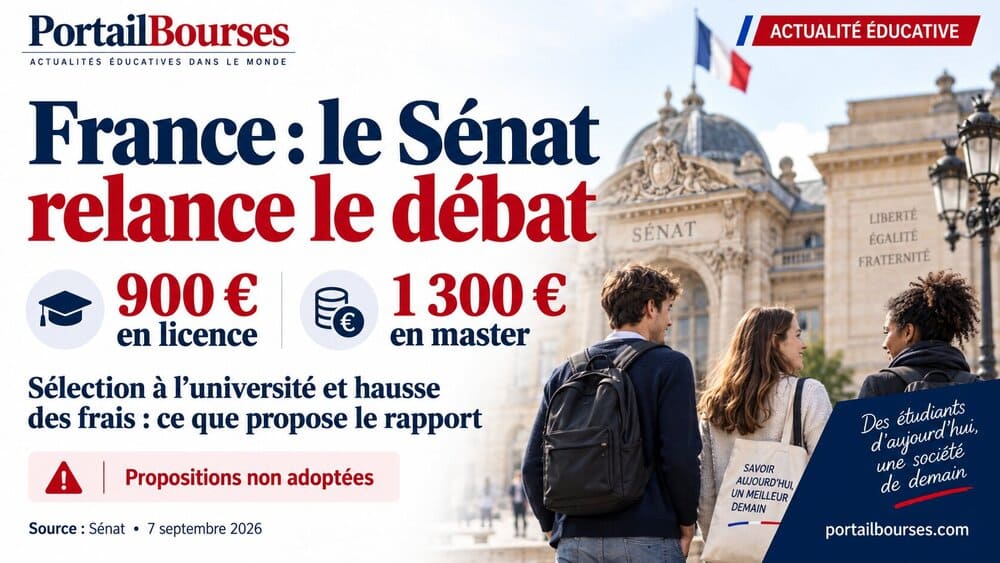 France un rapport du Sénat propose 900 € en licence, 1 300 € en master et une sélection accrue à l’université