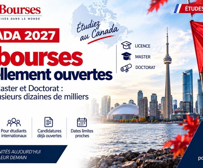 Les Meilleures Bourses d'Études au Canada Actuellement Disponibles