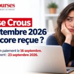 bourse Crous de septembre 2026